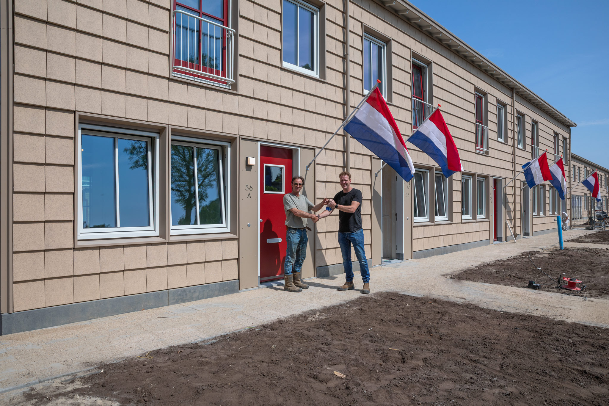 170625 oplevering eerste 5 woningen Ridderschapslaan Zeist 